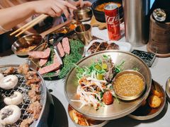-草家酱蟹炭火烤肉店(珲春南路一店)