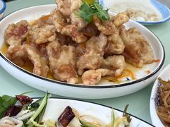 -老码头黑皮肘子锅包肉熏酱水饺(文政街店)