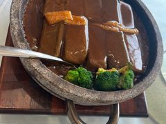 砂锅黑豆腐-康大鲤鱼门海鲜城·中餐厅