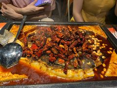 重庆豆花烤鱼-探鱼·鲜青椒爽麻烤鱼(朝阳悠唐广场店)