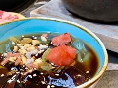 手工红糖冰粉-热火朝天鲜切牛肉火锅(南强街巷店)