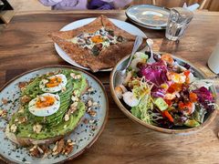 鸡蛋蘑菇熏肉荞麦可丽饼-RAC BAR(安福路店)