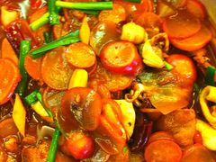 水萝卜焖笔管鱼-山东宾馆·齐鲁苑餐厅