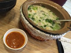干贝排骨粥-粤仔湾砂锅粥(广益哥伦布店)