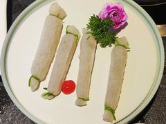 竹笙虾卷-大匠工房古船木艺术餐厅·猪肚鸡专门店(长白仙岛店)