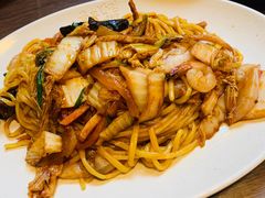 炒海鲜面-香港饭店0410(明洞店)