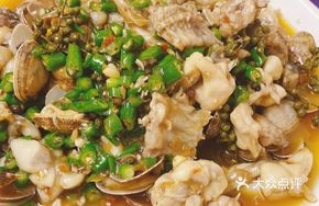 Frog and Scallop Stir-fry