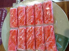 招牌生食蟹肉-东镇老火锅(长春路首店)