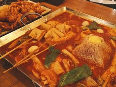 鱼饼火山炒年糕-包装马车·韩国料理·포장마차