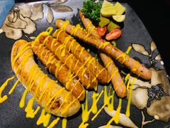 德式烤肠拼盘-吱咖啡西式简餐