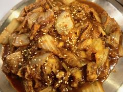 辣白菜炒五花-老板娘的烤肉店(港湾广场店)