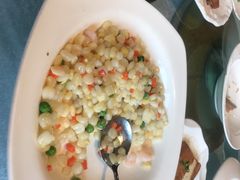 玉米胚芽炒虾仁-渔堂公园餐厅·本帮菜(乐园路店)