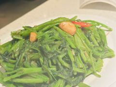 虾酱炒空心菜-肥仔文澳门猪骨煲(南京西路店)