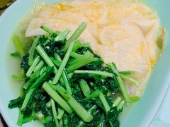 鸡汁腐皮香蒿-新白鹿餐厅(嘉兴八佰伴华府店)