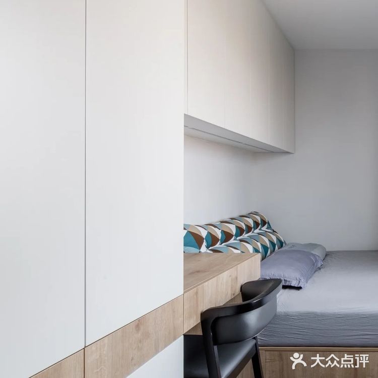 小户型卧室衣柜书桌一体设计尺寸图✅快收藏