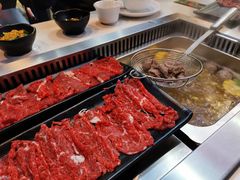 雪花牛肉-潮正和潮汕牛肉火锅·老字号(番禺万达店)