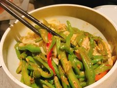 豆角丝炒肉拌转百刀-日上三甘(三里屯店)