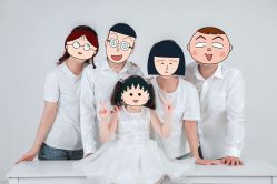 -时光纪亲子全家福照相馆(静安店母女写真父母纪念照)