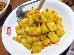 丝瓜炒盐蛋黄-天下客饭店(中山路店)