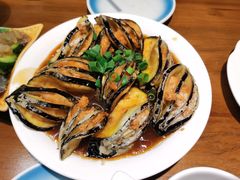 茄子夹虾仁-晚归月亮湾私家菜(临邑路店)