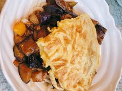 茄子肉丁鸡蛋拌面-文三里屯面馆(三里屯店)