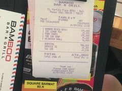 账单-Bamboo Bar & Grill Restaurant