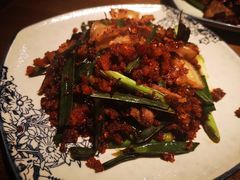 辣椒炒臊子肉-阿婉贵州苗家酸汤鱼(梅林店)