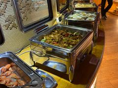 自助取餐区-长白山国际酒店中餐厅