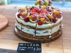 椰子水果蛋糕-麦田工坊(月湖店)