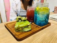 抹茶千层蛋糕-小时光咖啡馆(开森度假森林店)