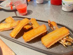 干炸带鱼-老头儿真传-老头儿油爆虾(胜利河美食街店)