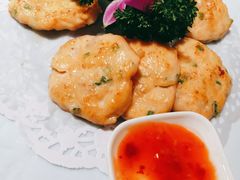 莲藕酿煎虾饼-聚缘堂·海鲜私房菜(松岭路店)