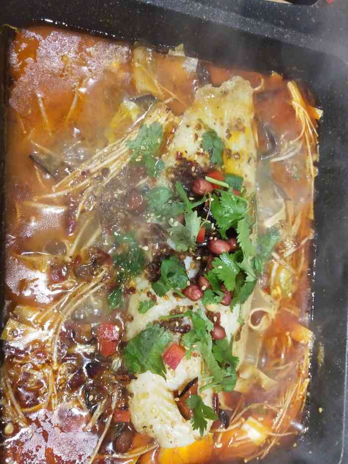 乔福记香菇面(育才路店)-"19块一份的单人烤鱼,可以说相当巴适巴.