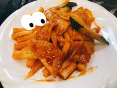 鱼饼炒年糕-桃园中华料理炸酱面(燕儿岛路店)