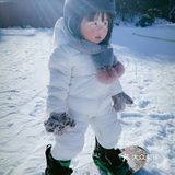 宝贝们滑雪也太酷了吧！