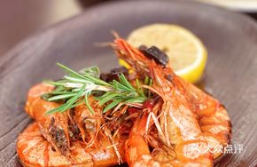 Black Garlic Butter Grilled Sea Shrimp