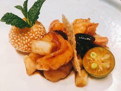 宫爆虾球配成都麻圆-南堂館川菜文化餐厅(天府店)