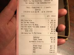 账单-Sala Thai Restaurant