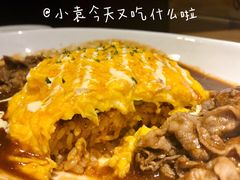 日式肉汁安格斯牛肉片蛋包饭-Ufufu cafe(天神巷店)