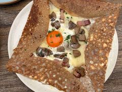 鸡蛋蘑菇熏肉荞麦可丽饼-RAC BAR(安福路店)