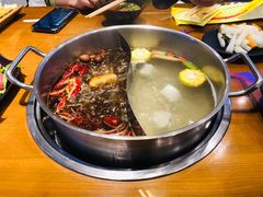 川香麻辣鸳鸯锅-高兴一锅潮汕鲜牛肉火锅(银座店)