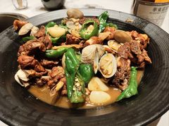 蛤蜊大盘炒鸡-山东八大碗山东老字号