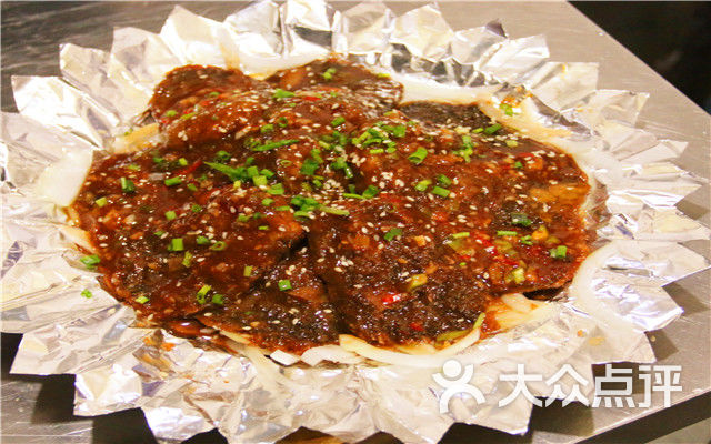 【招牌】铁板浇汁蝶鱼尾