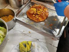 -小红车炸蛋葱油饼