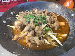鲜泡椒牛蛙-集草轩·重庆麻辣烤鱼(西湖道店)