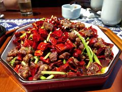 孜然羊肉。-不二舟食府(车站南路店)