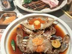 -草家酱蟹炭火烤肉店(珲春南路一店)