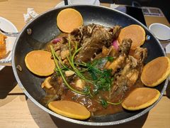铁锅昂刺鱼贴玉米饼-关东小磨东北菜(上海长风大悦城店)