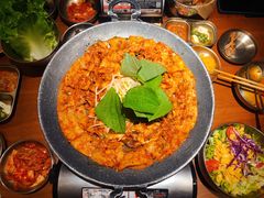 铁板章鱼五花肉-春熙台韩国料理·章鱼肥牛(西丽店)