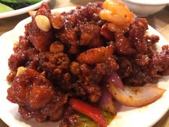 椒香虾仁爆鸡球-陈傻子餐厅(世纪都会店)